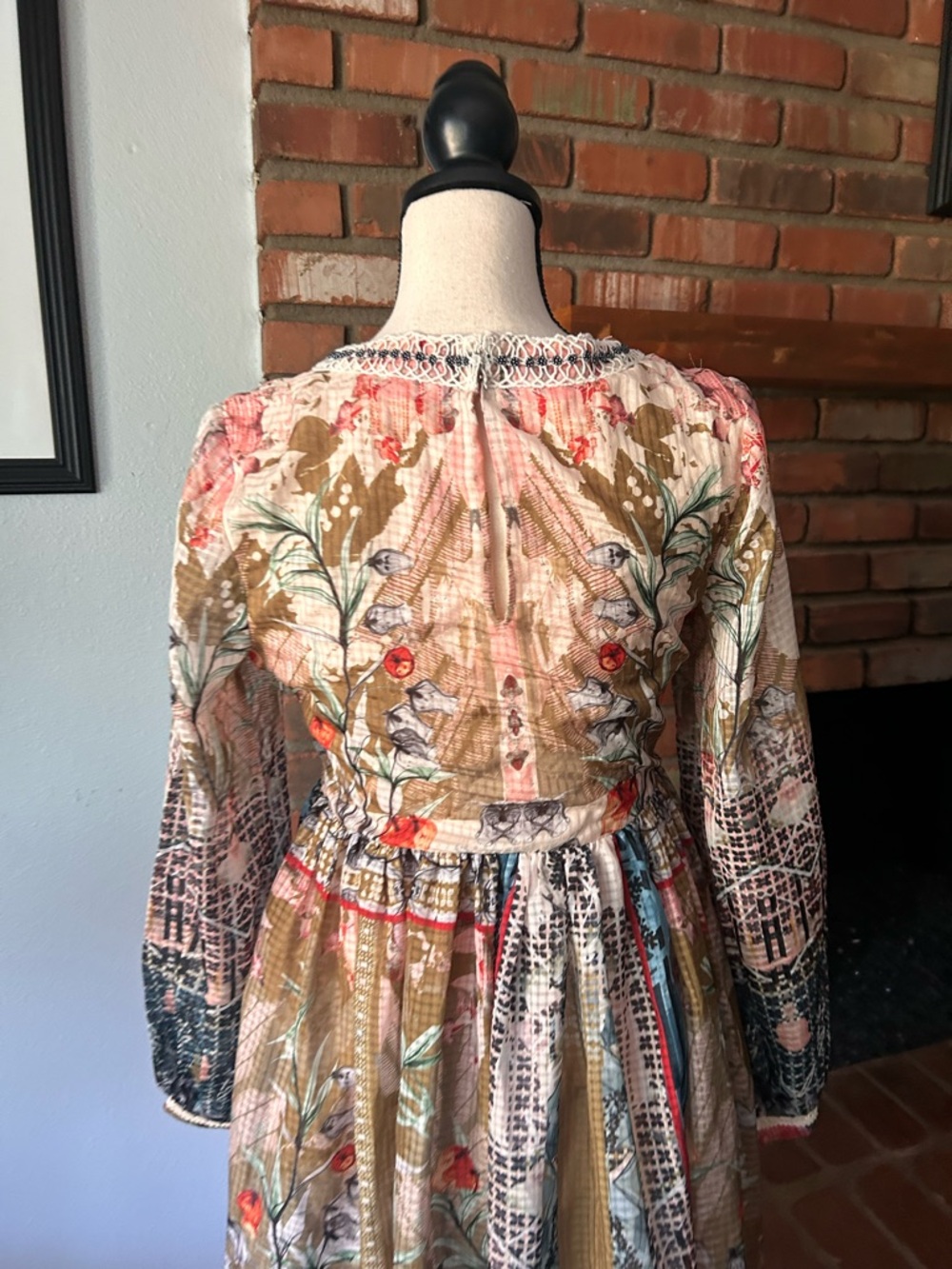 Anthropologie Bhanuni by Jyoti Dorais Bohemian Maxi Dress Sz S - Picture 11 of 13